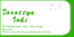 dorottya voki business card